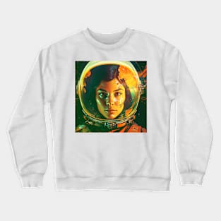 We Are Floating In Space - 39 - Sci-Fi Inspired Retro Artwork Crewneck Sweatshirt